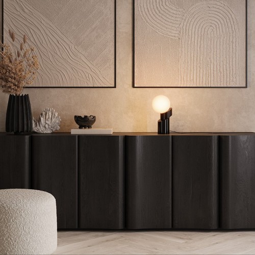 Настольная лампа декоративная Maytoni Divario MOD468TL-L3B3K