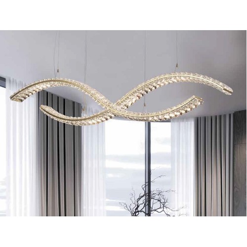 Подвесной светильник Newport 8240 8242/110 gold