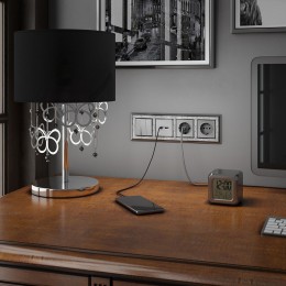 Выключатель трехклавишный без рамки Werkel  W1130006