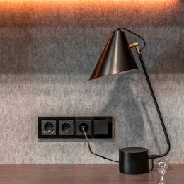 Рамка на 4 поста Werkel Favorit (черный) W0041108