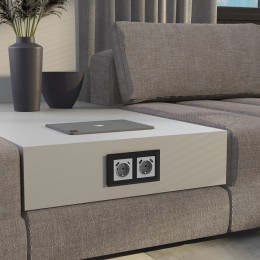 Рамка на 2 поста Werkel Senso (черный, стекло soft-touch) W0023108