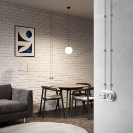 Изолятор керамический Werkel Vintage (белый матовый) W6433401