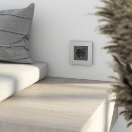 Рамка на 1 пост Werkel AluMax алюминий W0013506