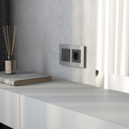 Рамка на 2 поста Werkel AluMax алюминий W0023506