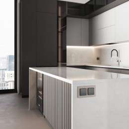 Розетка влагозащищенная с заземлением и со шторкой, без рамки с крышкой Werkel графит рифленый W1171204