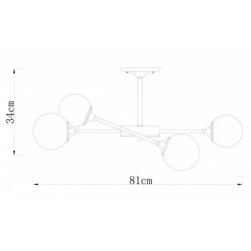 Люстра на штанге Arte Lamp Marco A2703PL-6SG