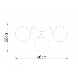 Потолочная люстра Arte Lamp Fobos A2704PL-5SG
