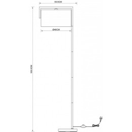 Торшер Arte Lamp Aperol A5031PN-1PB