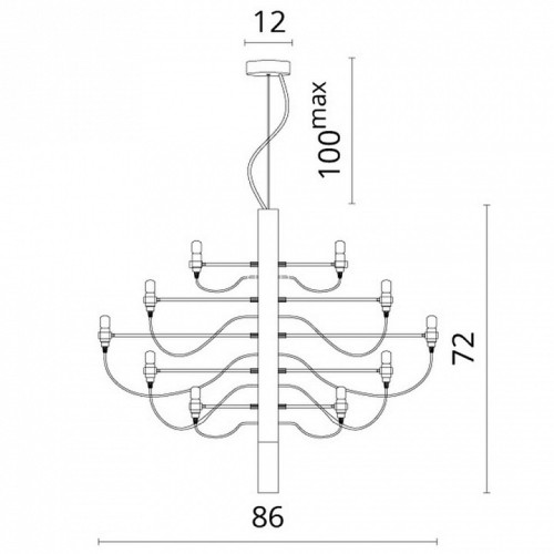 Подвесная люстра Divinare Molto 8030/02 LM-30