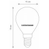 Лампа светодиодная Elektrostandard Mini Classic F E14 6Вт 3300K a049060