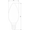 Лампа светодиодная Elektrostandard Свеча F E14 9Вт 3300K a049062