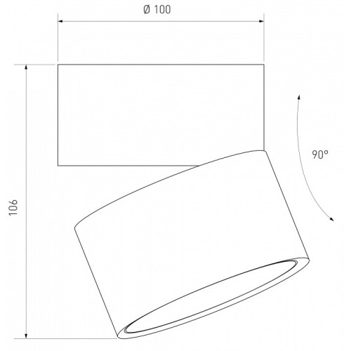 Накладной светильник Elektrostandard Klips a051772