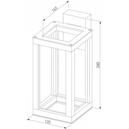 Светильник на штанге Elektrostandard Frame a051856