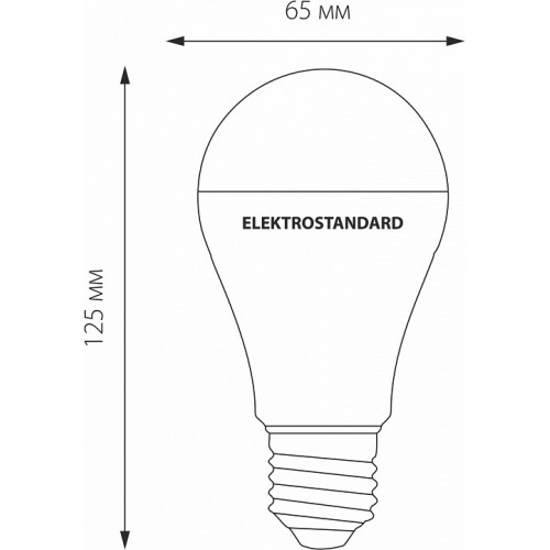 Лампа светодиодная Elektrostandard Classic LED E27 20Вт 6500K a052540