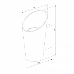 Накладной светильник Elektrostandard Tronc a053449