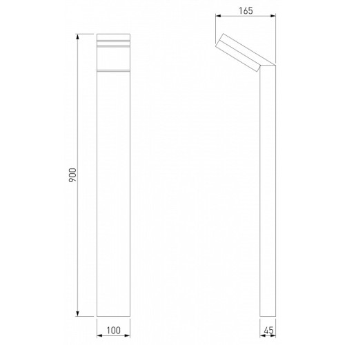 Наземный низкий светильник Elektrostandard Sensor a053948