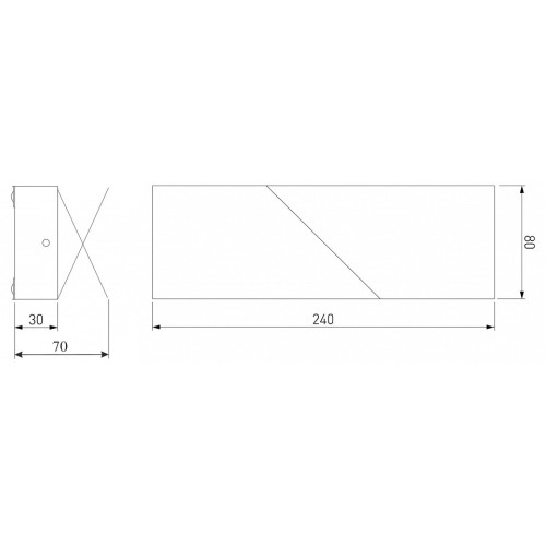 Накладной светильник Elektrostandard Snip a055428