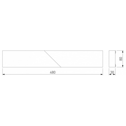 Накладной светильник Elektrostandard Snip 40107/LED