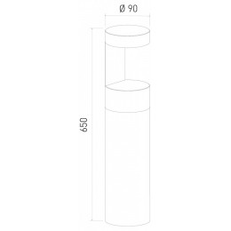 Наземный низкий светильник Elektrostandard Nimbus a055641