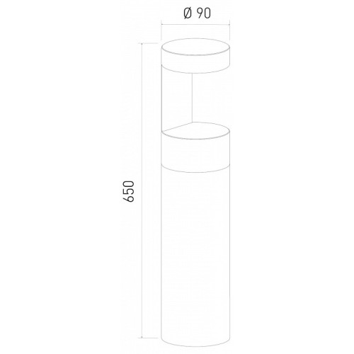 Наземный низкий светильник Elektrostandard Nimbus a055641