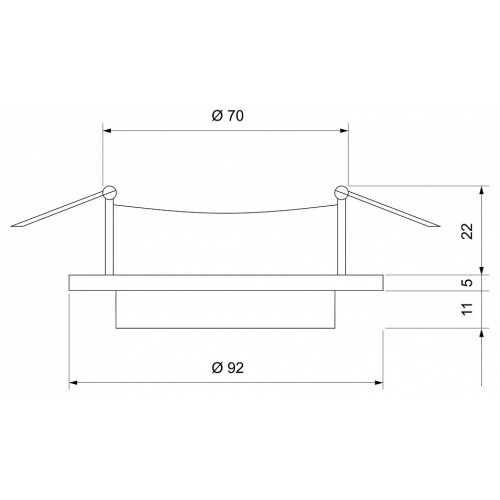 Встраиваемый светильник Elektrostandard 116 MR16 a055670