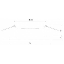 Встраиваемый светильник Elektrostandard 122 MR16 a055671
