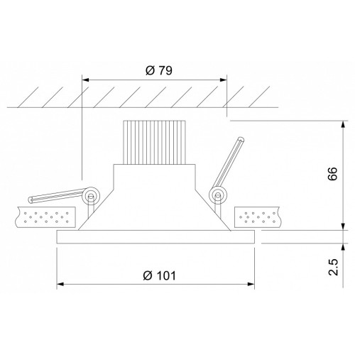 Встраиваемый светильник Elektrostandard 15267/LED a055723