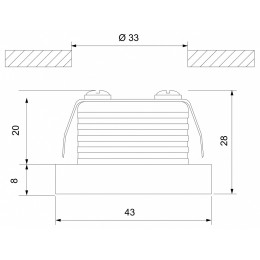 Встраиваемый светильник Elektrostandard 15268/LED a056018