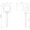 Наземный низкий светильник Elektrostandard Landscape/2 a057942