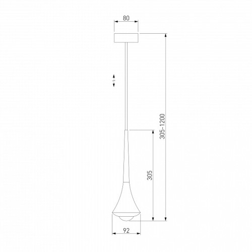 Подвесной светильник Elektrostandard Hill a060354