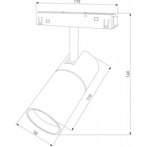 Светильник на штанге Elektrostandard Slim Magnetic a061235