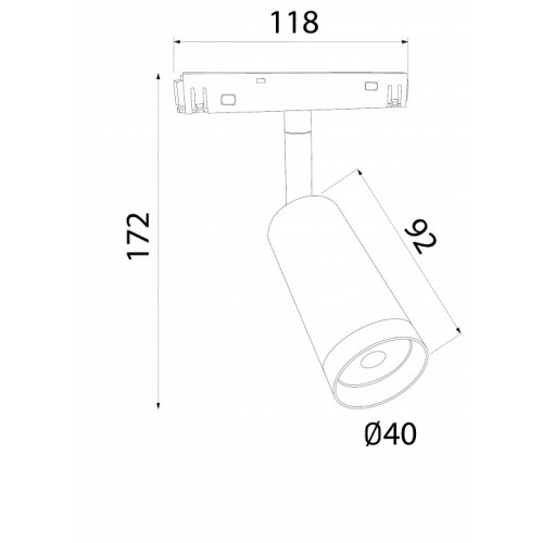 Светильник на штанге Elektrostandard Slim Magnetic a061300