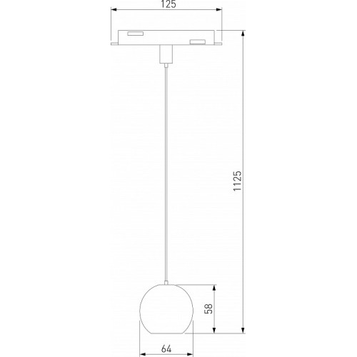 Подвесной светильник Elektrostandard Slim Magnetic a062804