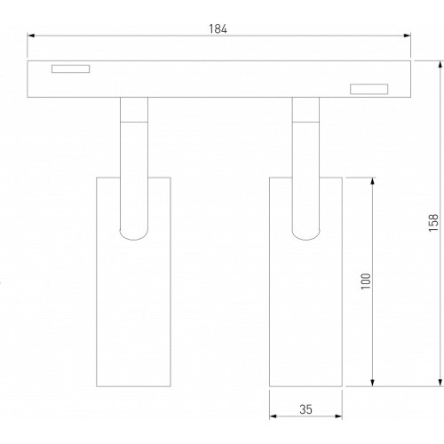 Светильник на штанге Elektrostandard Slim Magnetic a062853