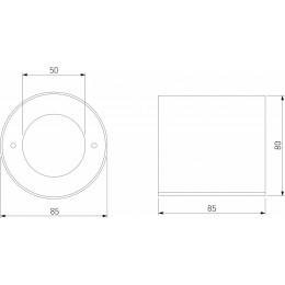 Накладной светильник Elektrostandard Orsa a062935