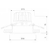 Встраиваемый светильник Elektrostandard Osti a062937