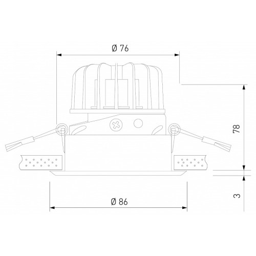 Встраиваемый светильник Elektrostandard Osti a062937