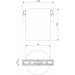 Накладной светильник Elektrostandard Slim Magnetic a063496