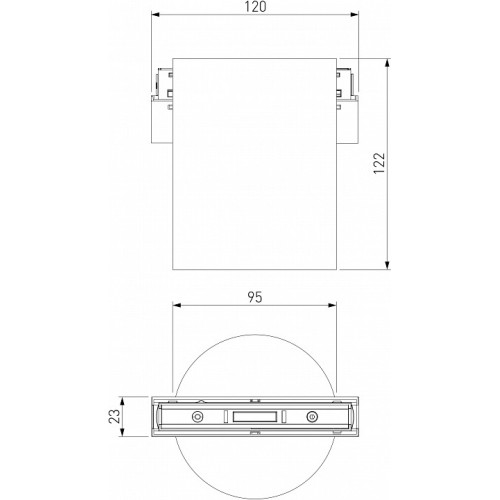 Накладной светильник Elektrostandard Slim Magnetic a063496