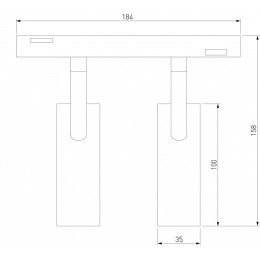 Светильник на штанге Elektrostandard Slim Magnetic a063528