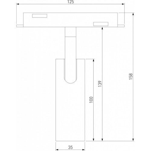 Светильник на штанге Elektrostandard Slim Magnetic a063529