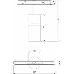 Светильник на штанге Elektrostandard Slim Magnetic a063537