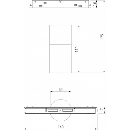 Светильник на штанге Elektrostandard Slim Magnetic a063537