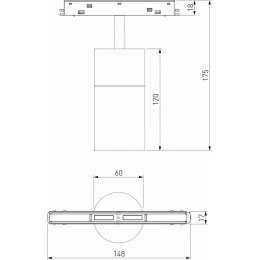 Светильник на штанге Elektrostandard Slim Magnetic a063538