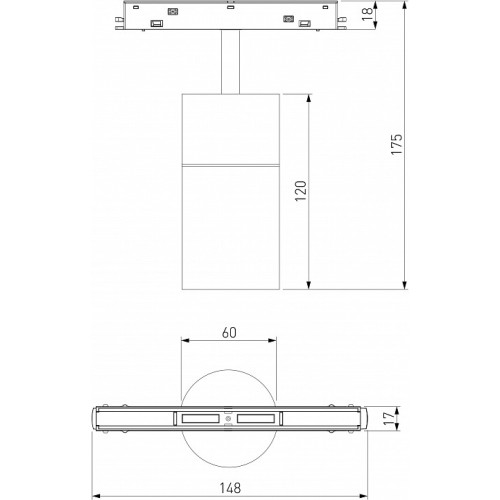 Светильник на штанге Elektrostandard Slim Magnetic a063538