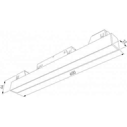 Встраиваемый светильник Elektrostandard Slim Magnetic a063540