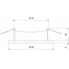 Встраиваемый светильник Elektrostandard Gridi a063924