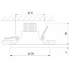 Встраиваемый светильник Elektrostandard Lin a063925