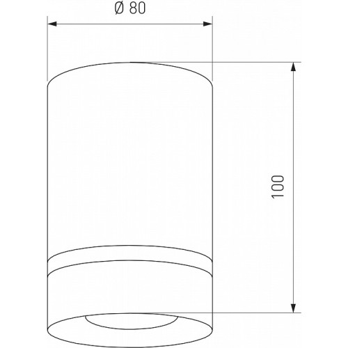 Накладной светильник Elektrostandard Topper a063932