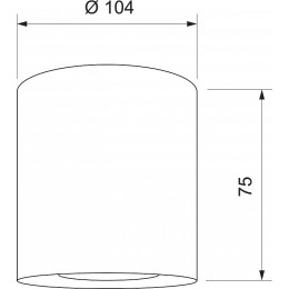 Накладной светильник Elektrostandard DLR026 a063934